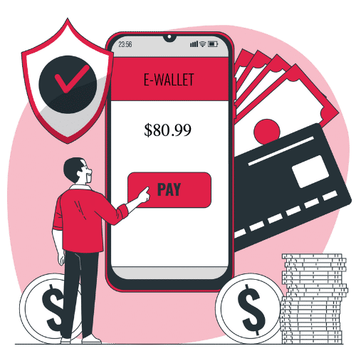 e wallet vector illustration bestcasino