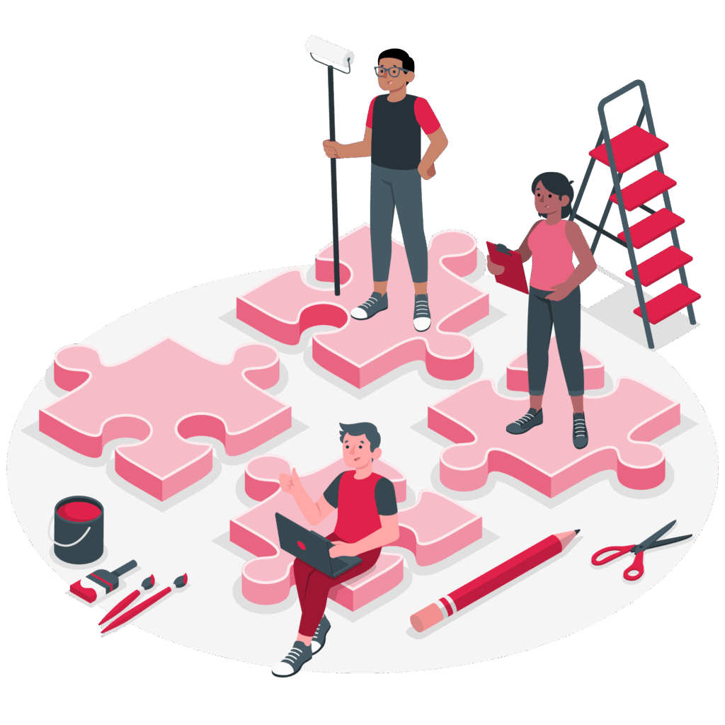 game developer illustration