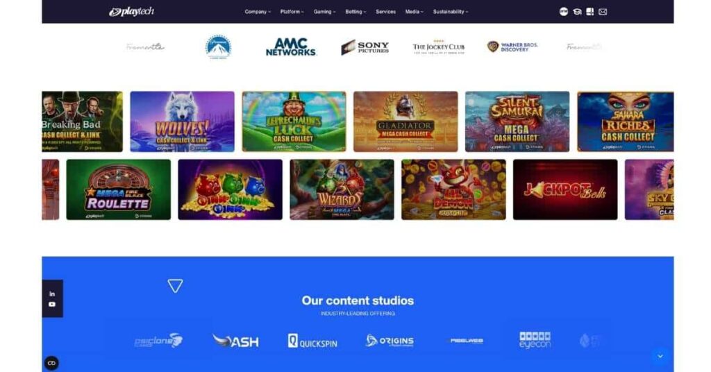 Playtech games