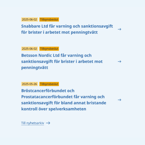 Betsson bötfälls av svenska Spelinspektionen och de är inte ensamma