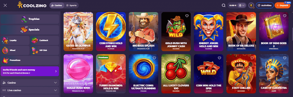 coolzino slots