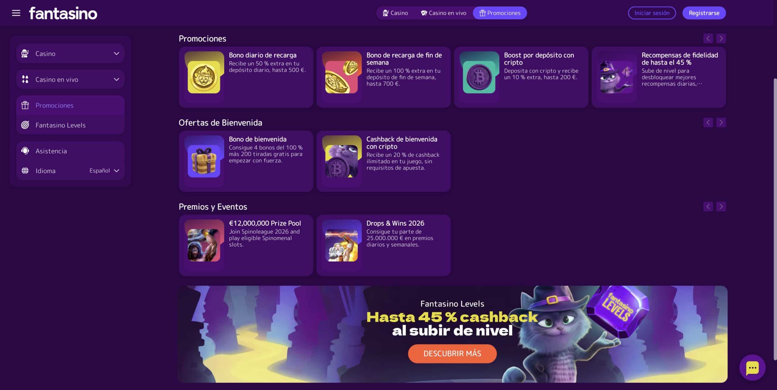 Fantasino bonos