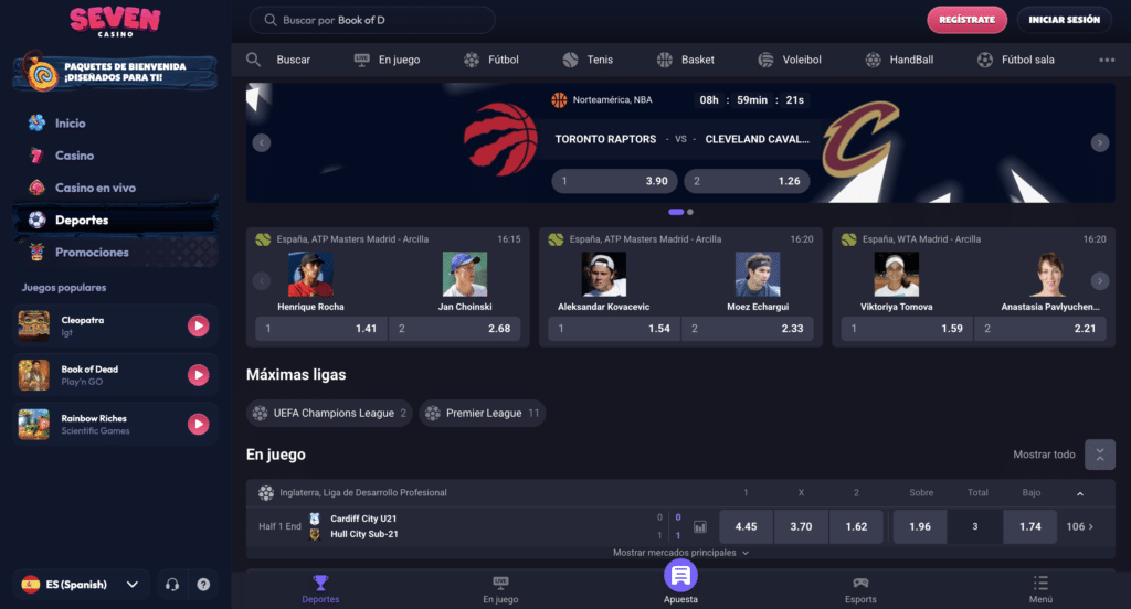 Seven Casino deportes