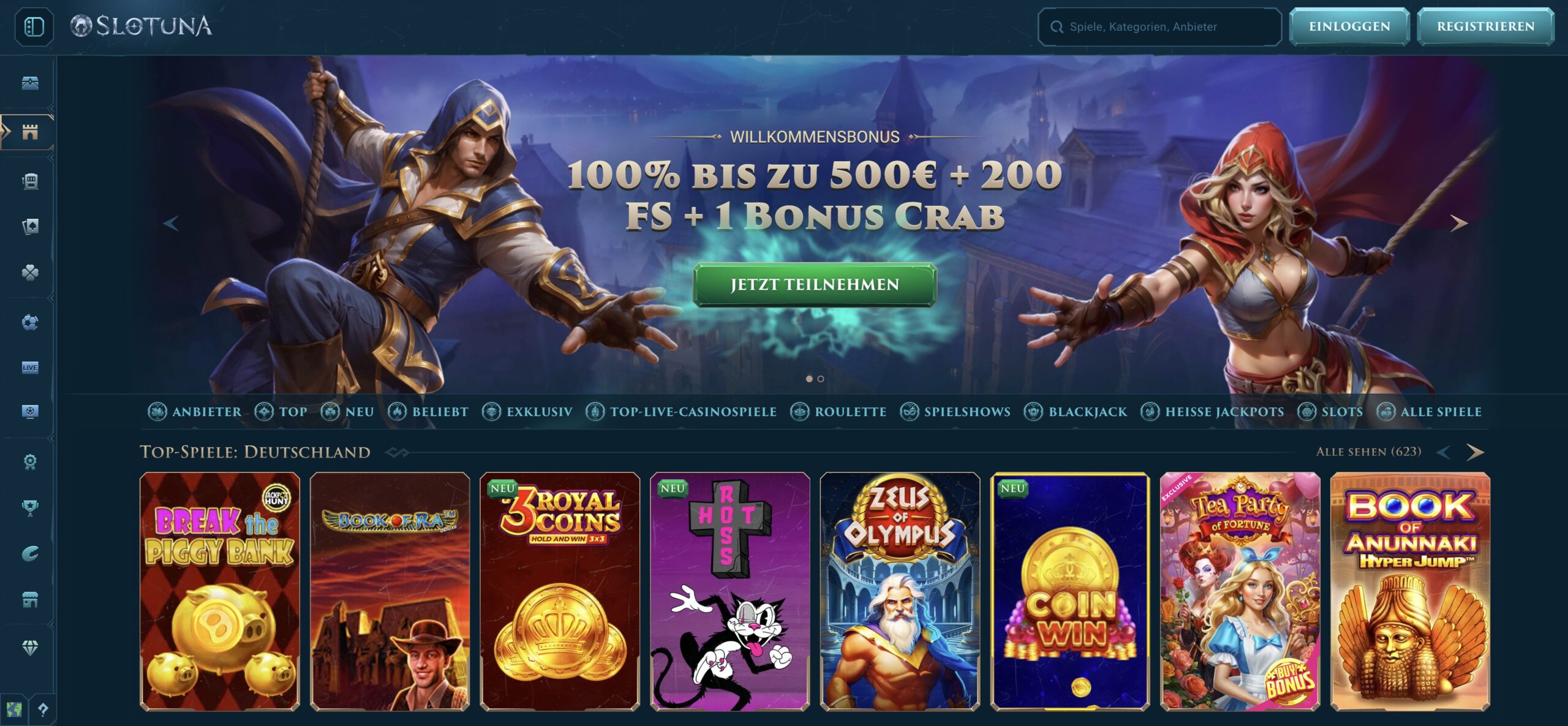 Slotuna Rezension